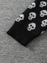 Litlookz Studio Goth Skull Pullover Sweater, view 6