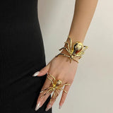Litlookz Studio Goth Spider Bracelet & Ring, view 3