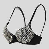 Litlookz Studio Goth Spike Bra, view 2