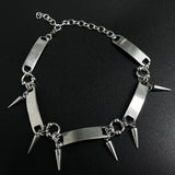 Litlookz Studio Goth Spiked Metal Choker, view 3