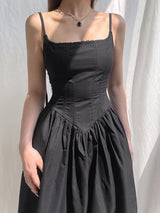 Litlookz Studio Goth Strap Maxi Dress, view 5