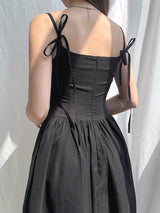 Litlookz Studio Goth Strap Maxi Dress, view 6