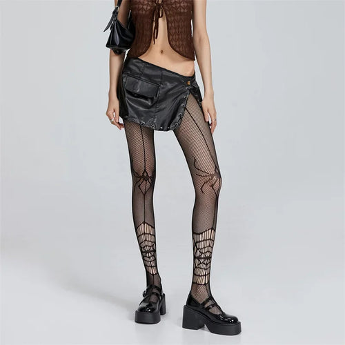 Litlookz Studio Goth Web Tights