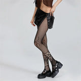 Litlookz Studio Goth Web Tights, view 4