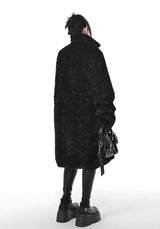 Litlookz Studio Gothic Faux Fur Fluffy Long Jacket, view 3