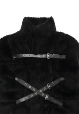 Litlookz Studio Gothic Faux Fur Fluffy Long Jacket, view 6