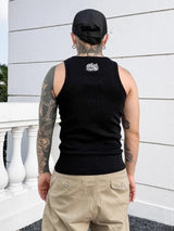 Litlookz Studio Graphic Print Ribbed Tank, view 3