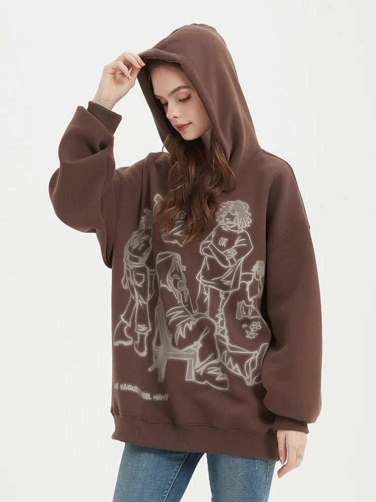 Litlookz Studio Graphic Printed Hoodie