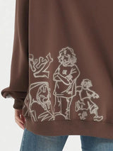 Litlookz Studio Graphic Printed Hoodie, view 2