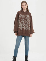 Litlookz Studio Graphic Printed Hoodie, view 3