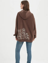 Litlookz Studio Graphic Printed Hoodie, view 4