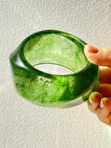 Litlookz Studio Green Chunky Resin Bracelet, view 6
