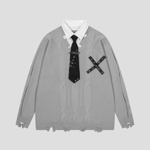 Litlookz Studio Grunge Academia Sweater