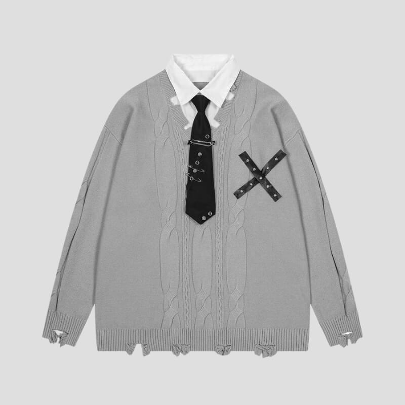 Litlookz Studio Grunge Academia Sweater