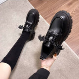 Litlookz Studio Grunge Bat Wings Platform Oxford Shoes, view 2