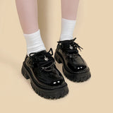 Litlookz Studio Grunge Bat Wings Platform Oxford Shoes, view 4