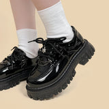 Litlookz Studio Grunge Bat Wings Platform Oxford Shoes, view 5