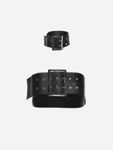 Litlookz Studio Grunge Belt Crop Top, view 5