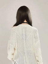 Litlookz Studio Grunge Butterfly Sweater, view 3