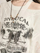 Litlookz Studio Grunge Butterfly Sweater, view 4