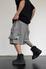 Litlookz Studio Grunge Cargo Shorts, view 2