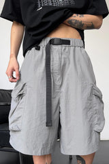 Litlookz Studio Grunge Cargo Shorts, view 3