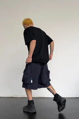 Litlookz Studio Grunge Cargo Shorts, view 6