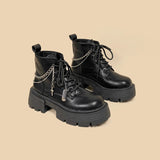 Litlookz Studio Grunge Chain with Cross Combat Boots, view 4