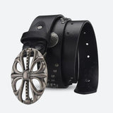 Litlookz Studio Grunge Cross Buckle Belt, view 2