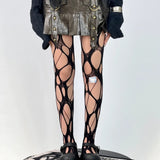 Litlookz Studio Grunge Cut-Out Tights, view 4