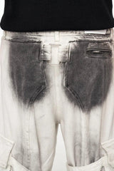Litlookz Studio Grunge Dirty Effect Cargo Pants, view 4
