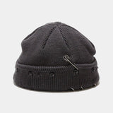 Litlookz Studio Grunge Distressed Beanie, view 4