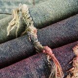 Litlookz Studio Grunge Distressed Denim Shorts, view 4