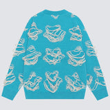 Litlookz Studio Grunge Distressed Sweater, view 2