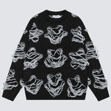 Litlookz Studio Grunge Distressed Sweater, view 3