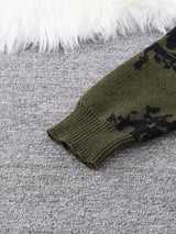 Litlookz Studio Grunge Eye Pattern Sweater, view 5