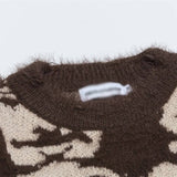 Litlookz Studio Grunge Face Pullover Sweater, view 5