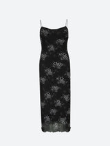 Litlookz Studio Grunge Floral Mesh Midi Dress, view 4
