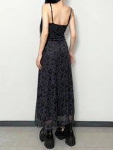 Litlookz Studio Grunge Floral Printed Maxi Dress, view 2
