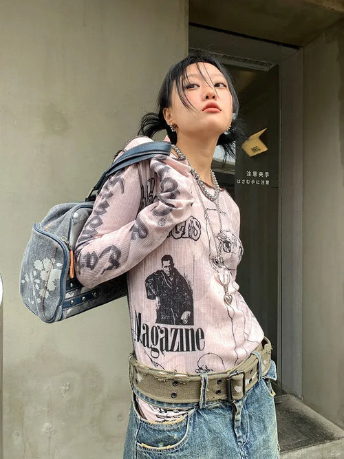 Litlookz Studio Grunge Harajuku Top