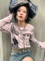 Litlookz Studio Grunge Harajuku Top, view 2
