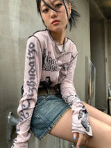 Litlookz Studio Grunge Harajuku Top, view 3