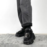 Litlookz Studio Grunge Lace Up Platform Sneakers, view 2