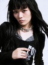 Litlookz Studio Grunge Layered Top, view 3