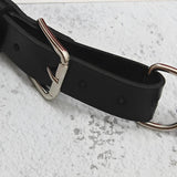 Litlookz Studio Grunge Lock Faux Leather Chain Belt, view 6