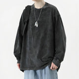 Litlookz Studio Grunge Oversized Distressed Basic Tee, view 2