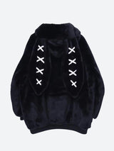 Litlookz Studio Grunge Rabbit Ear Plush Jacket, view 6