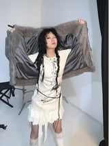 Litlookz Studio Grunge Rope Belted Top, view 4