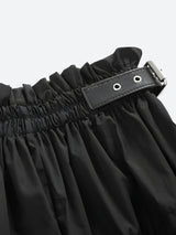 Litlookz Studio Grunge Ruched Midi Skirt, view 6