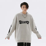 Litlookz Studio Grunge Skeleton Knitted Sweater, view 3